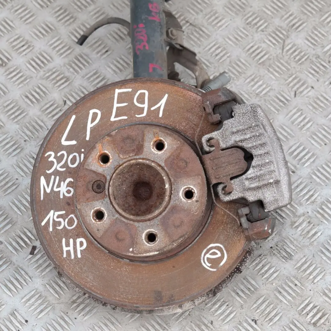 BMW E91 320i FRONT LEFT SPRING STRUT LEG SUSPENSION BRAKE CALLIPER - SKU 6772917-1 - Número de pieza 6772917-1