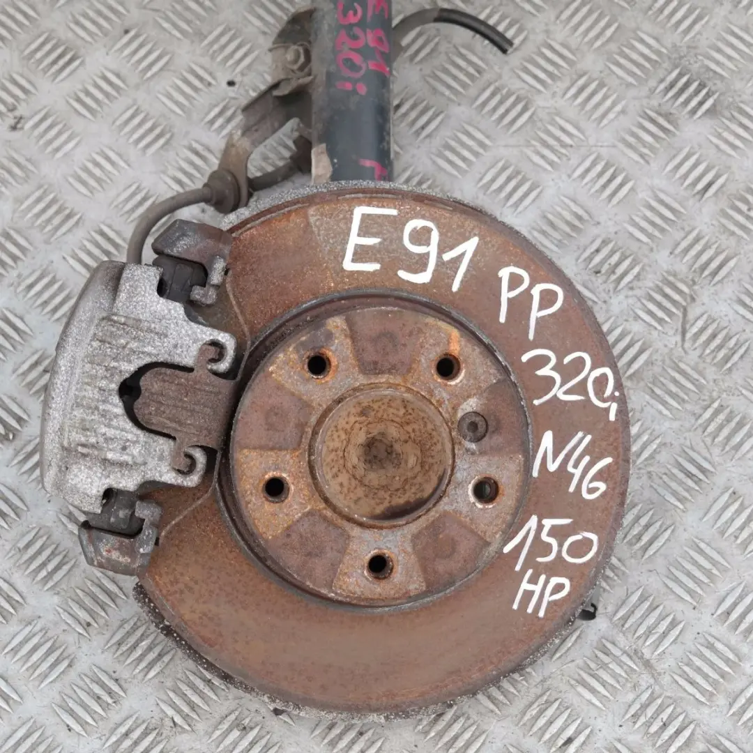 BMW 3 Series E91 320i N46 FRONT RIGHT O/S SPRING STRUT SUSPENSION BRAKE CALLIPER - SKU 6772918 - Part number 6772918