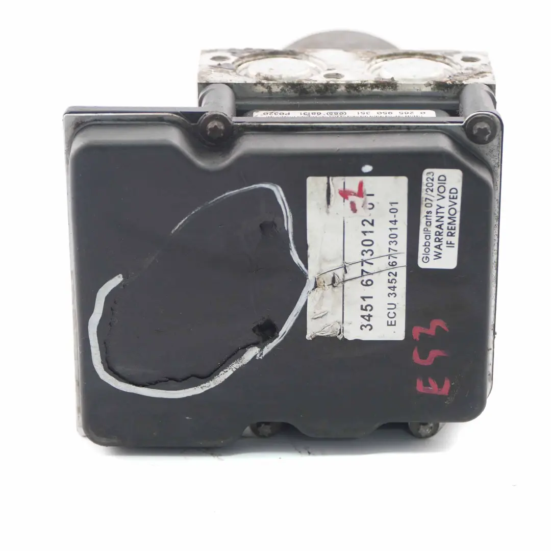 BMW X5 E53 Pompe de frein ABS DSC Hydro Braking Unit 0265950351 6762059 - SKU 6773012-2 - Numéro de pièce 6773012