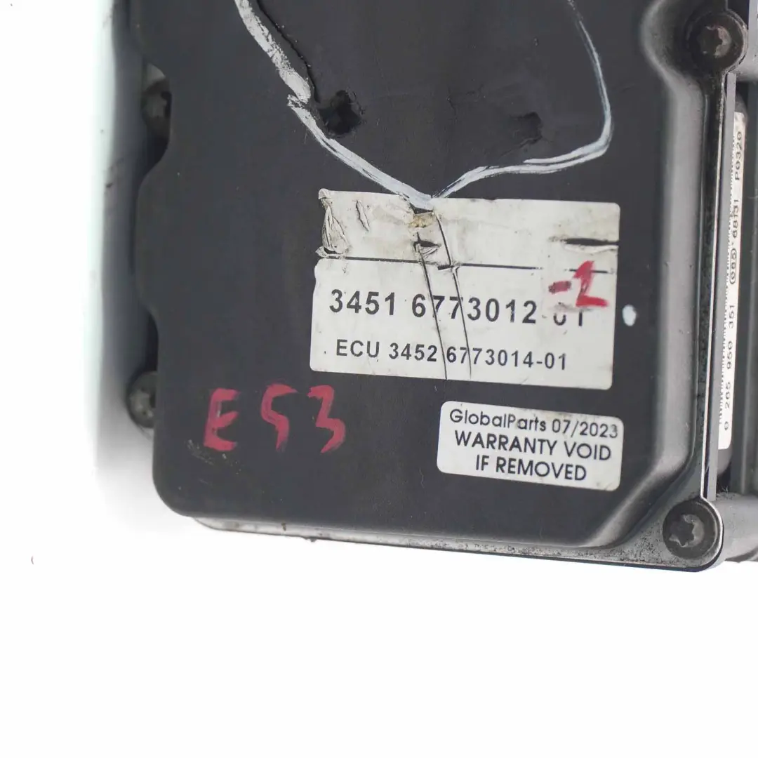 BMW X5 E53 Pompe de frein ABS DSC Hydro Braking Unit 0265950351 6762059 - SKU 6773012-2 - Numéro de pièce 6773012
