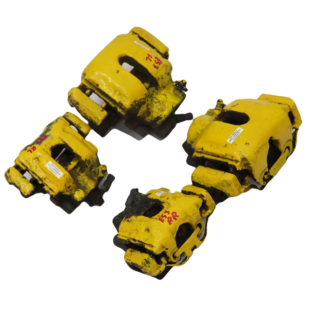 Front Rear Left Right N/O/S Brake Caliper Housing Carrier Set to BMW X5 E53 with Part number 6773132 BMW X5 E53 Front Rear Left Right N/O/S Brake Caliper Housing Carrier Set - SKU 6773132-2 - Part number 6773132