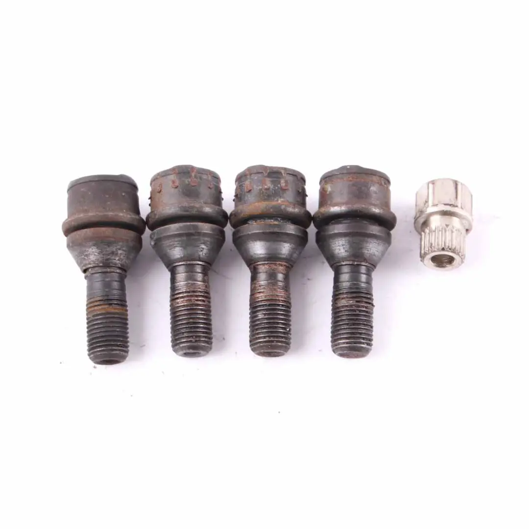 BMW X5 er E53 Satz von 4 Radschraubensicherungen mit Adapter Sicherheitsmutter - SKU 6773191-1 - Teilenummer 6773191