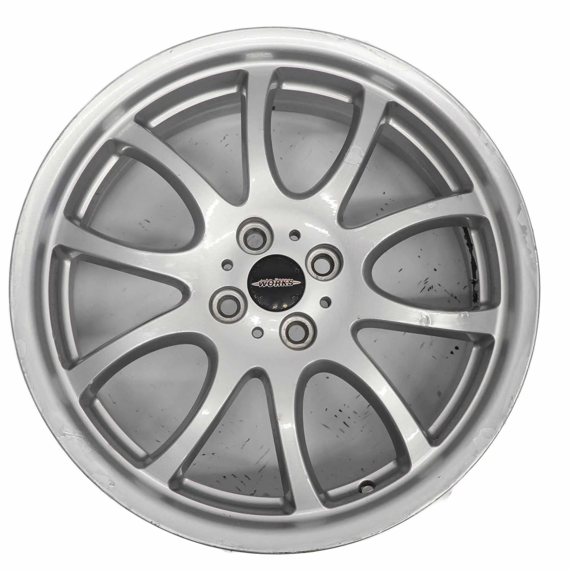 Cerchio Lega Mini R50 R53 Argento brillante 18" 7J ET:52 JCW Doppie Razze R105