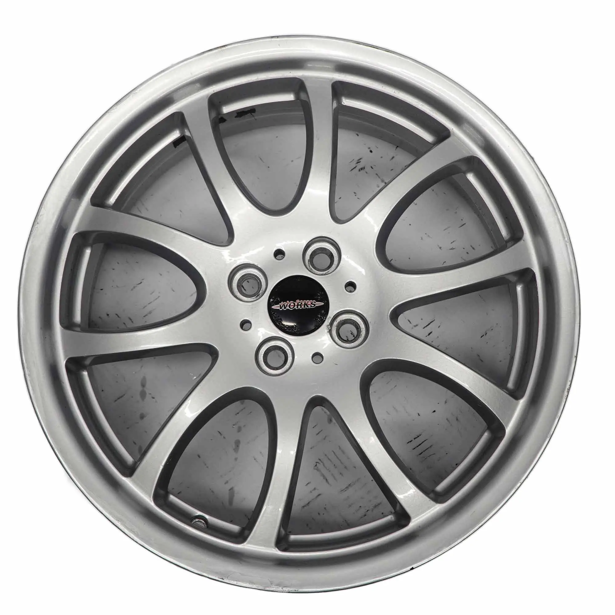 Cerchio Lega Mini R50 R53 Argento brillante 18" 7J ET:52 JCW Doppie Razze R105