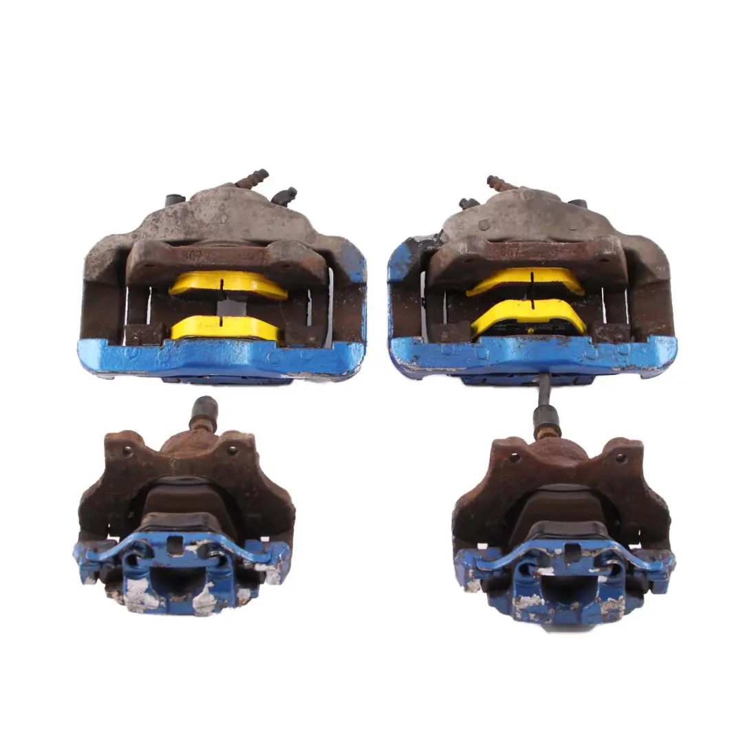 Front Rear Brake Caliper Carrier Housing Set Left Right N/O/S to BMW E90 E91 E92 with Part number 6773201 BMW E90 E91 E92 Front Rear Brake Caliper Carrier Housing Set Left Right N/O/S - SKU 6773201-2 - Part number 6773201