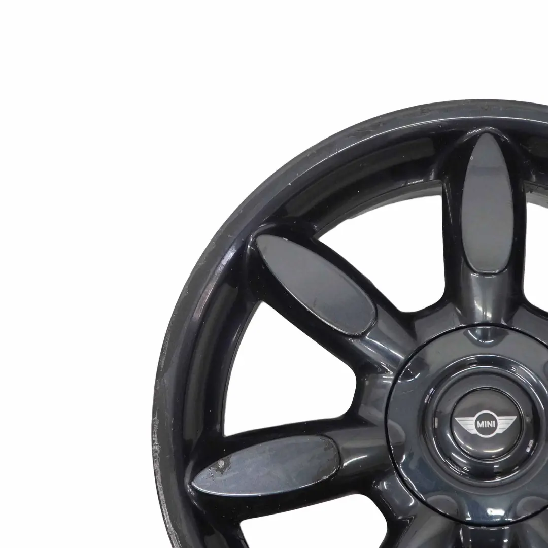 Alloy Rim 17" 7J ET:48 Night Spoke Limp-Home to Mini Cooper R50 R56 Wheel with Part number 6773800 Mini Cooper R50 R56 Wheel Alloy Rim 17" 7J ET:48 Night Spoke Limp-Home - SKU 6773800-7 - Part number 6773800