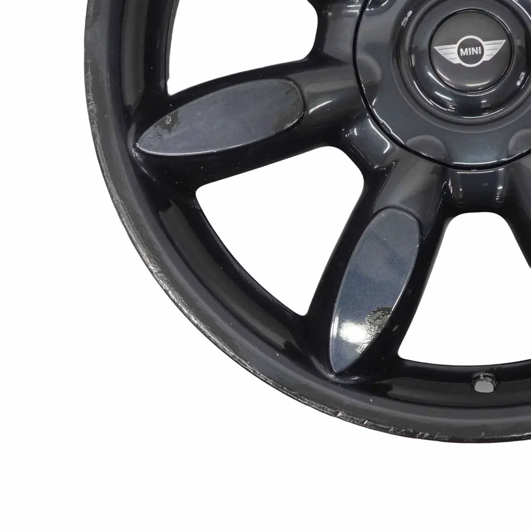 Alloy Rim 17" 7J ET:48 Night Spoke Limp-Home to Mini Cooper R50 R56 Wheel with Part number 6773800 Mini Cooper R50 R56 Wheel Alloy Rim 17" 7J ET:48 Night Spoke Limp-Home - SKU 6773800-7 - Part number 6773800