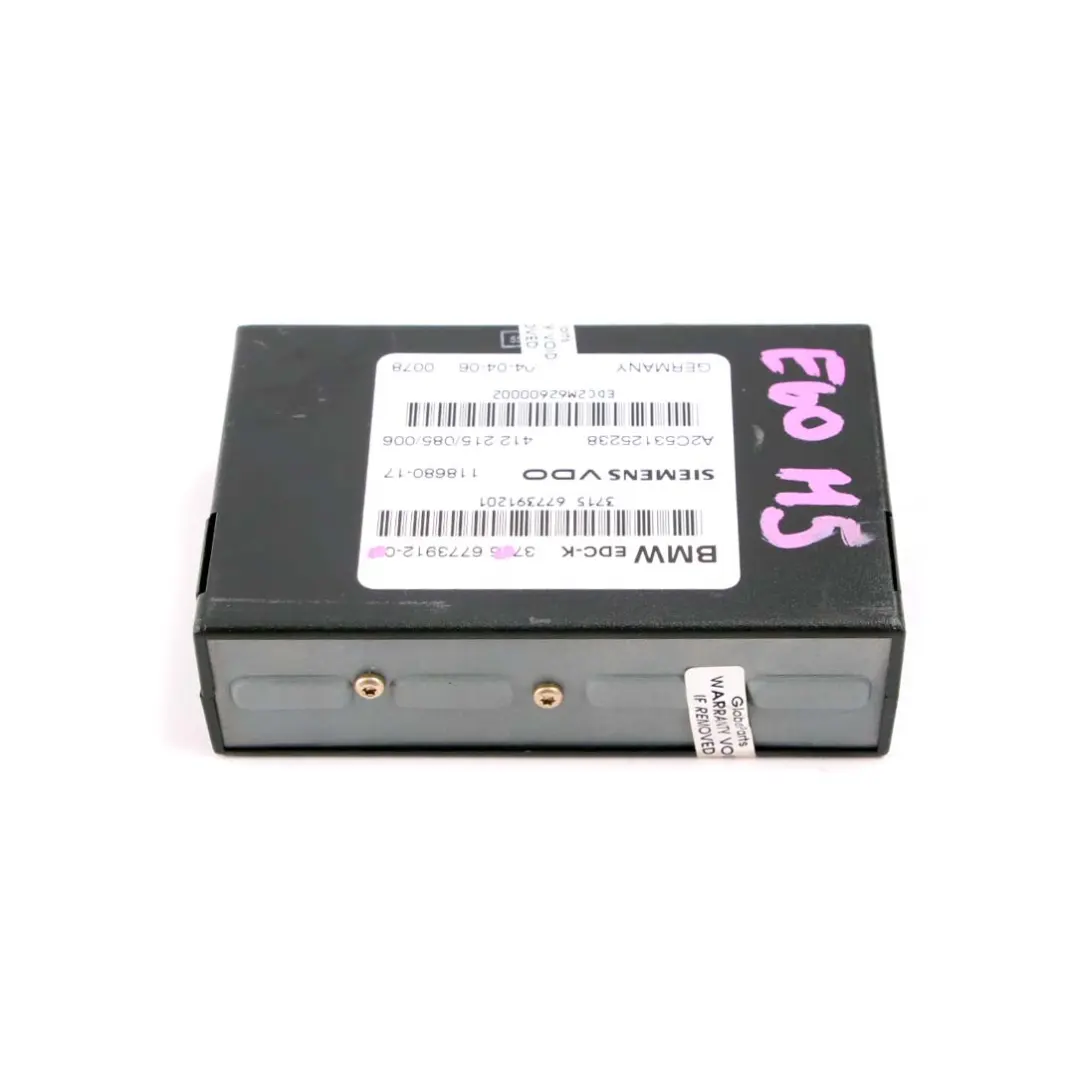 EDC-K Control Unit Moudule ECU to BMW E60 E61N LCI M5 E65 with Part number 6773912 BMW E60 E61N LCI M5 E65 EDC-K Control Unit Moudule ECU - SKU 6773912 - Part number 6773912