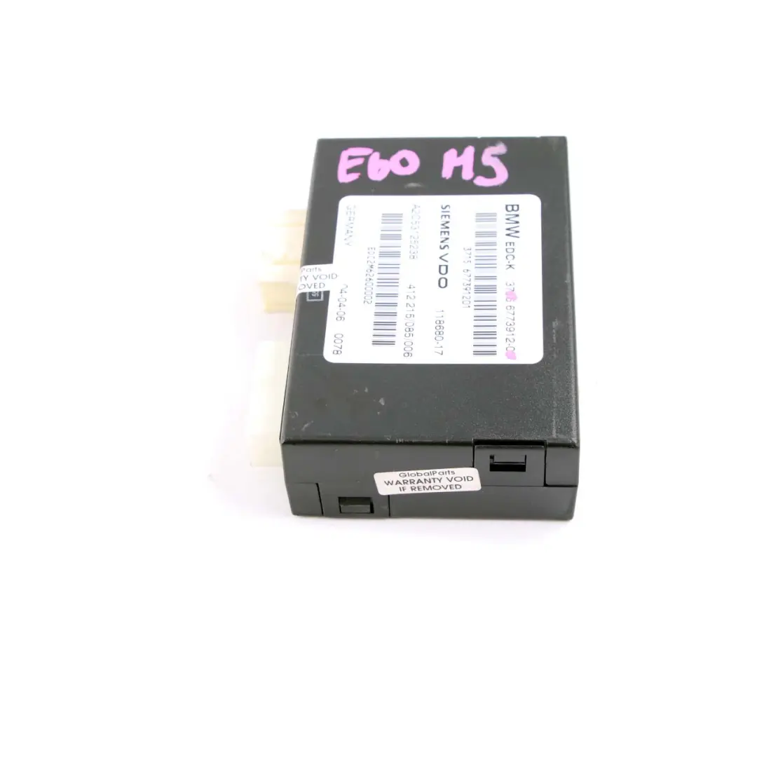 BMW E60 E61N LCI M5 E65 EDC-K Control Unit Moudule ECU - SKU 6773912 - Part number 6773912