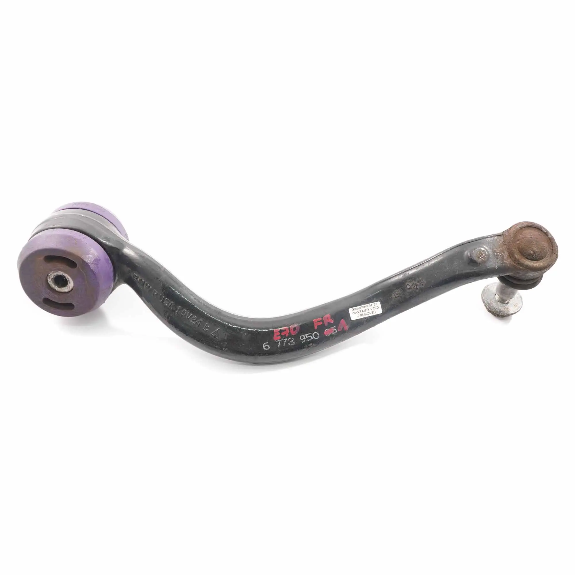 BMW X5 E70 X6 E71 Braccio controllo dell'asse anteriore destro 6773950
