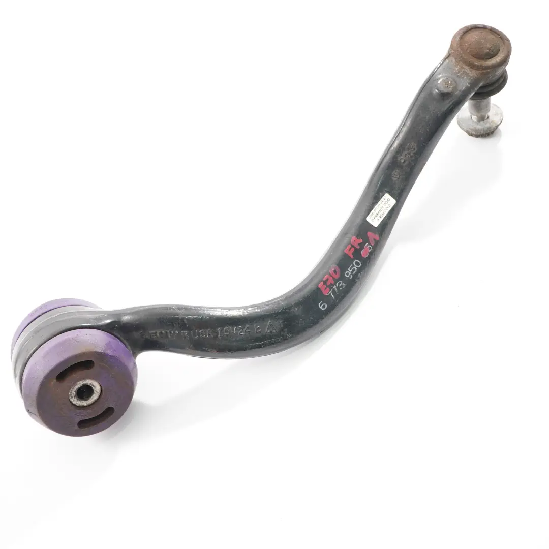 Essieu Avant Wishbone Bras de Contrôle Droit pour BMW X5 E70 X6 E71 à propos du numéro de pièce 6773950 BMW X5 E70 X6 E71 Essieu Avant Wishbone Bras de Contrôle Droit - SKU 6773950-1 - Numéro de pièce 6773950