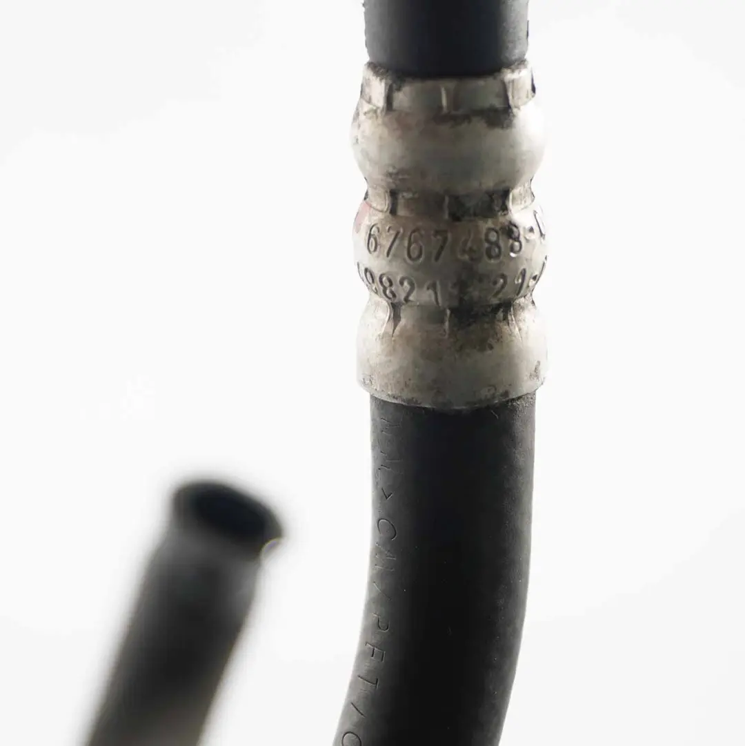 BMW E65 Aceite Radiador Retorno Línea Succión Manguera Tanque Gasolina - SKU 6774185-1 - Número de pieza 6774185