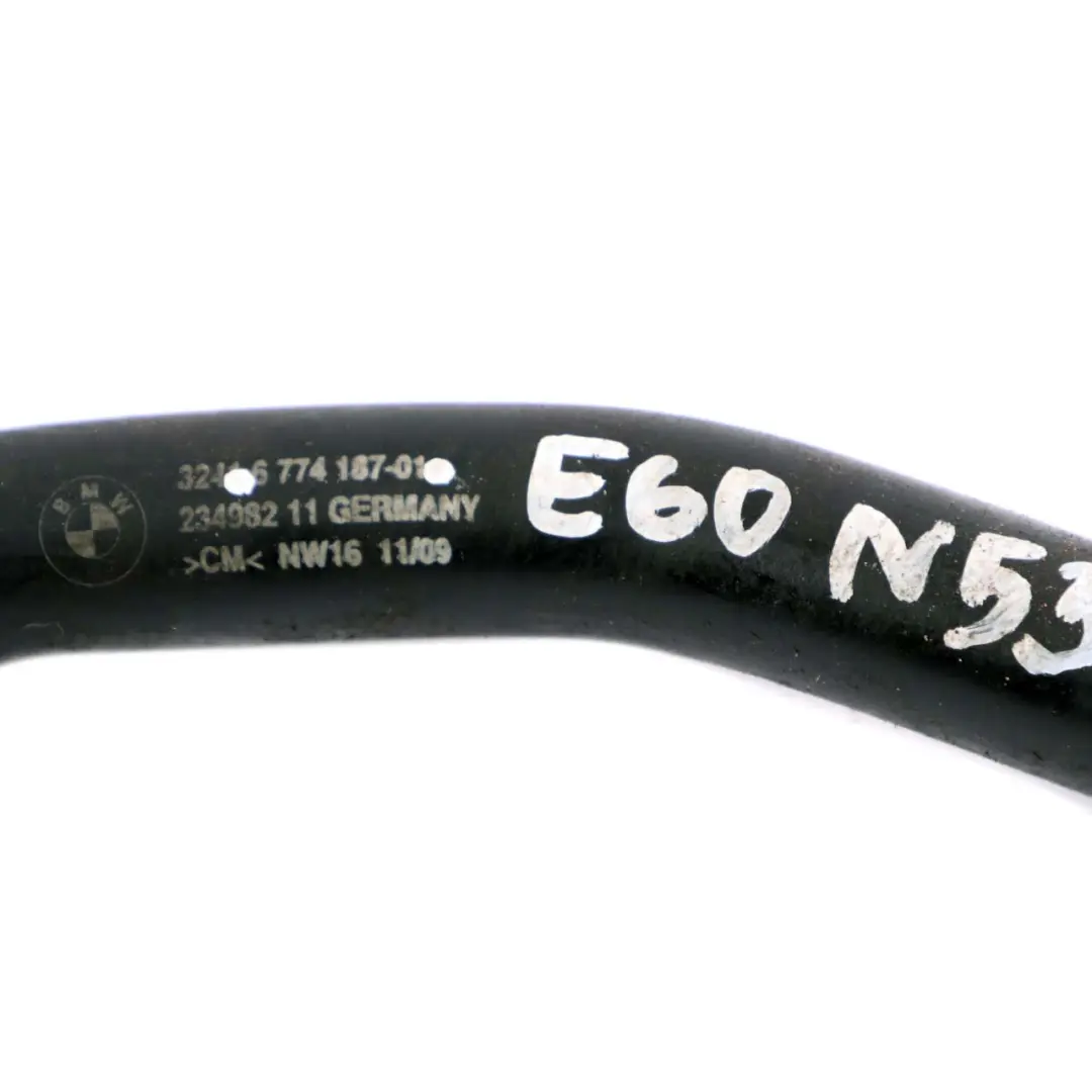 N53 525i 530i 630i Tubo aspirazione olio sterzo per BMW E60 E63 LCI con numero di parte 6774187 BMW E60 E63 LCI N53 525i 530i 630i Tubo aspirazione olio sterzo - SKU 6774187 - Numero di parte 6774187
