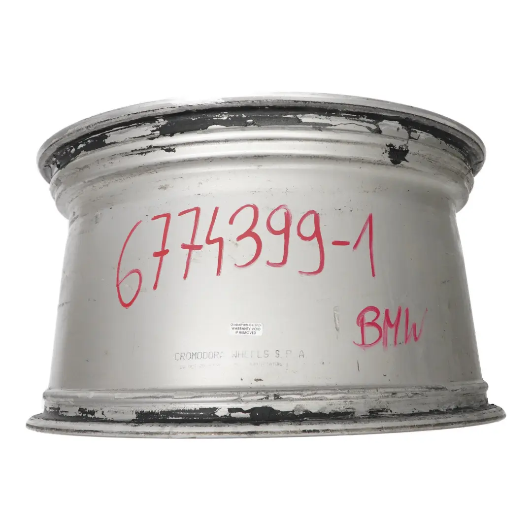 BMW X5 E70 Srebrna Tylna Felga Aluminiowa 20" 177 11J ET:37 - SKU 6774399-1 - Numer Części 6774399