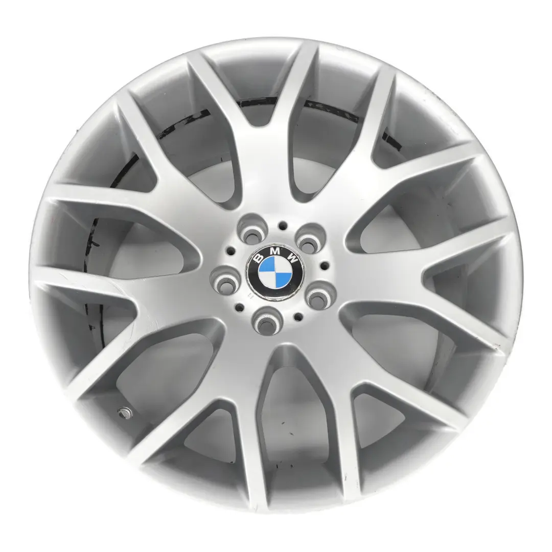 Plata llanta trasera aleación 20 "Cross Spoke 177 11J ET:37 para BMW X5 E70 con número de pieza 6774399 BMW X5 E70 Plata llanta trasera aleación 20 "Cross Spoke 177 11J ET:37 - SKU 6774399-1 - Número de pieza 6774399
