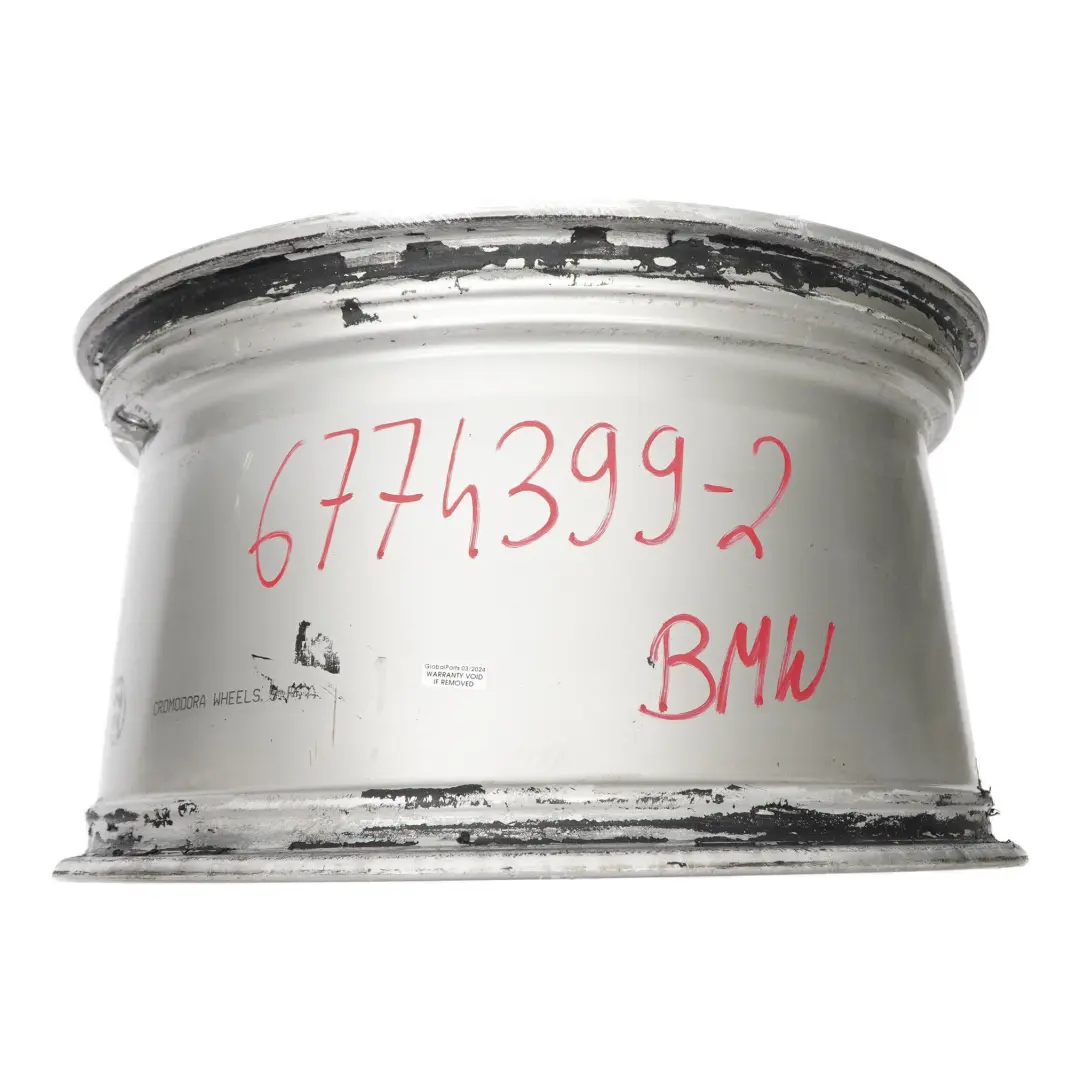 BMW X5 E70 Silver Rear Wheel Alloy Rim 20" Cross Spoke 177 11J ET:37 - SKU 6774399-2 - Part number 6774399