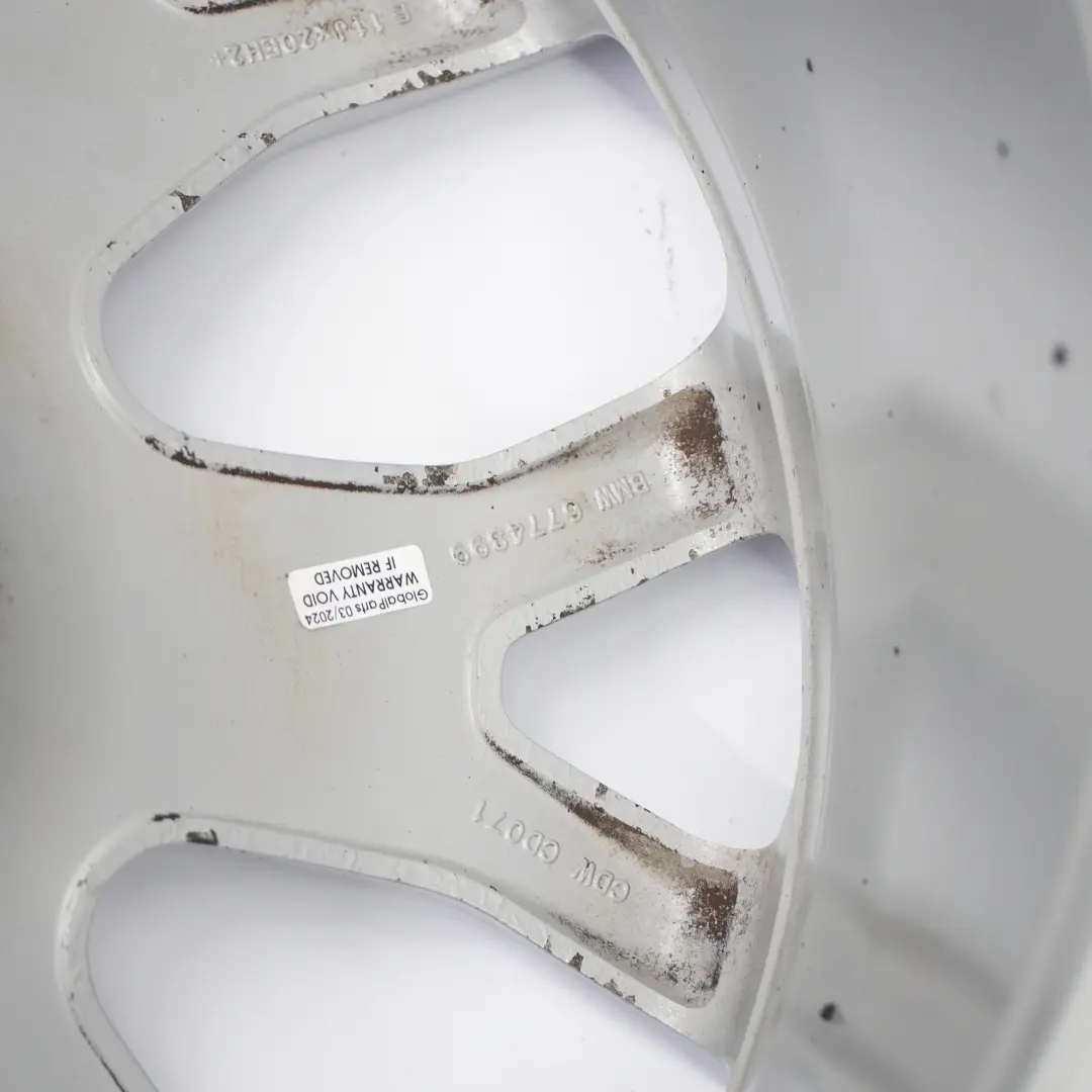 Argento Cerchio in lega posteriore 20" 11J ET:37 per BMW X5 E70 con numero di parte 6774399 BMW X5 E70 Argento Cerchio in lega posteriore 20" 11J ET:37 - SKU 6774399-2 - Numero di parte 6774399