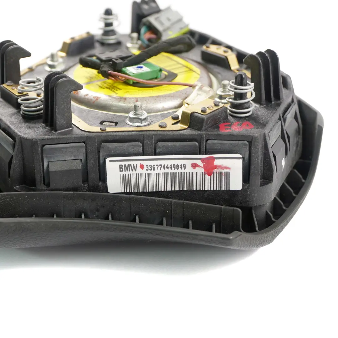 Steering Wheel Driver's Side Airbag Module 6774449 to BMW 5 Series E60 E61 LCI 7 with Part number 32346774449 BMW 5 Series E60 E61 LCI 7 Steering Wheel Driver's Side Airbag Module 6774449 - SKU 6774449-7 - Part number 32346774449