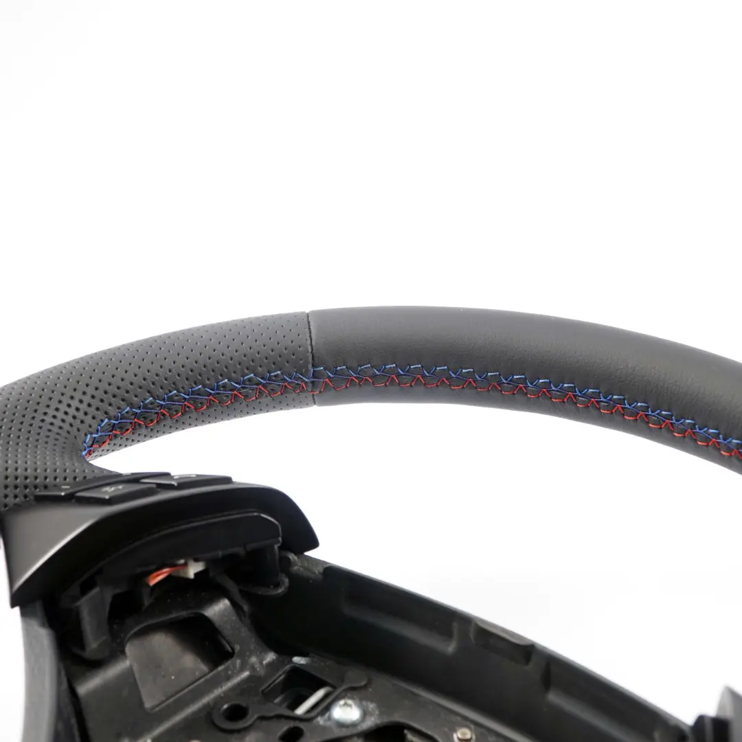 Leather Steering Wheel M-tricolored BMW 5 Series E60 E61 LCI Black New - SKU 6774456-1 - Part number 6774456