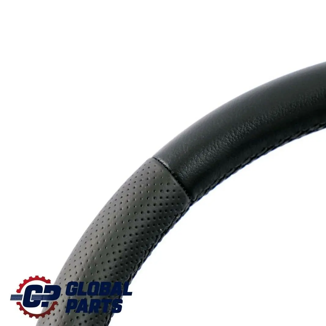 Nuveo Volante de Cuero Negro Manillar Hilos Negros para BMW E60 E61 LCI con número de pieza 6774456 BMW E60 E61 LCI Nuveo Volante de Cuero Negro Manillar Hilos Negros - SKU 6774456-2 - Número de pieza 6774456