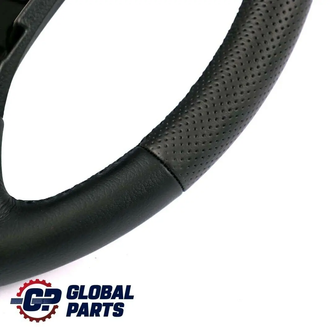 Nuova Pelle Nera Volante Fili Neri per BMW E60 E61 LCI con numero di parte 6774456 BMW E60 E61 LCI Nuova Pelle Nera Volante Fili Neri - SKU 6774456-2 - Numero di parte 6774456