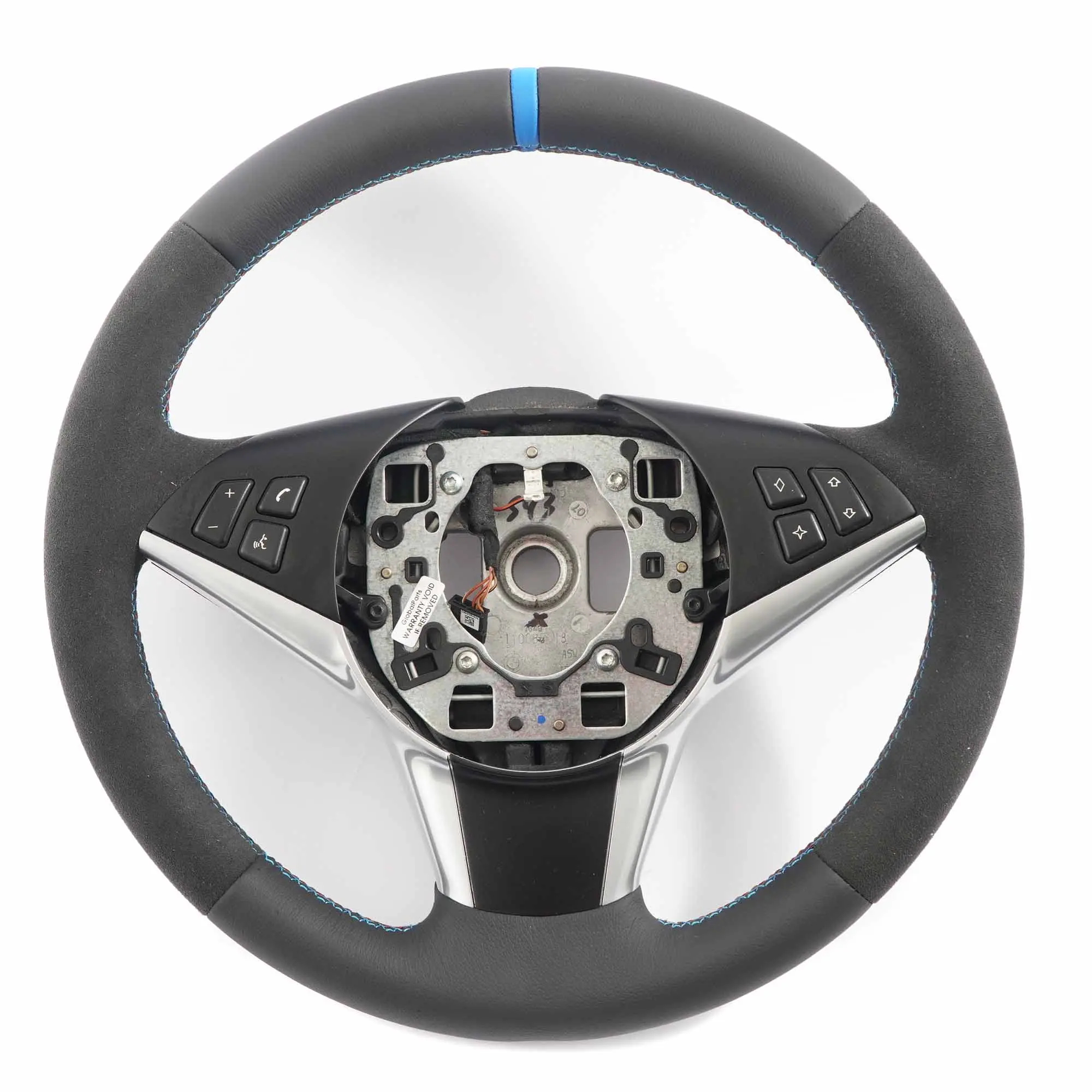 BMW E60 E61 E63 NUOVO Volante Sportivo Sport in Pelle Nera M-tricolore