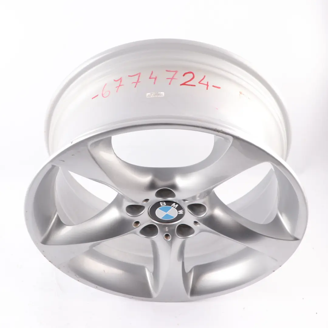 Front Silver Wheel Alloy Rim 19" Star Spoke 230 8J ET:37 to BMW E90 E91 E92 E93 with Part number 6774724 BMW E90 E91 E92 E93 Front Silver Wheel Alloy Rim 19" Star Spoke 230 8J ET:37 - SKU 6774724 - Part number 6774724