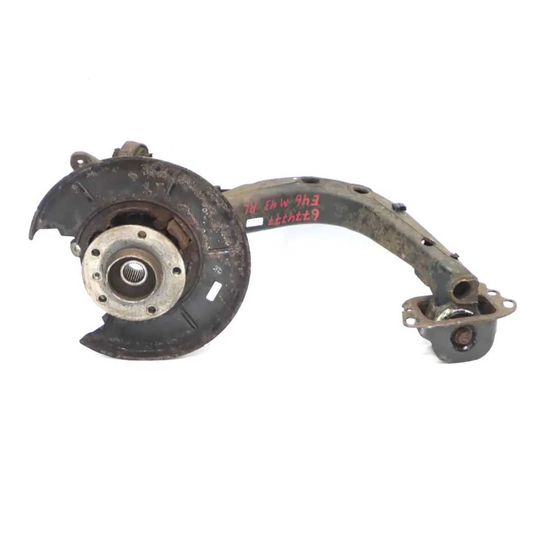 BMW E46 mozzo ruota posteriore sinistra sospensione gamba freno ruota portante - SKU 6774777 - Numero di parte 6774777