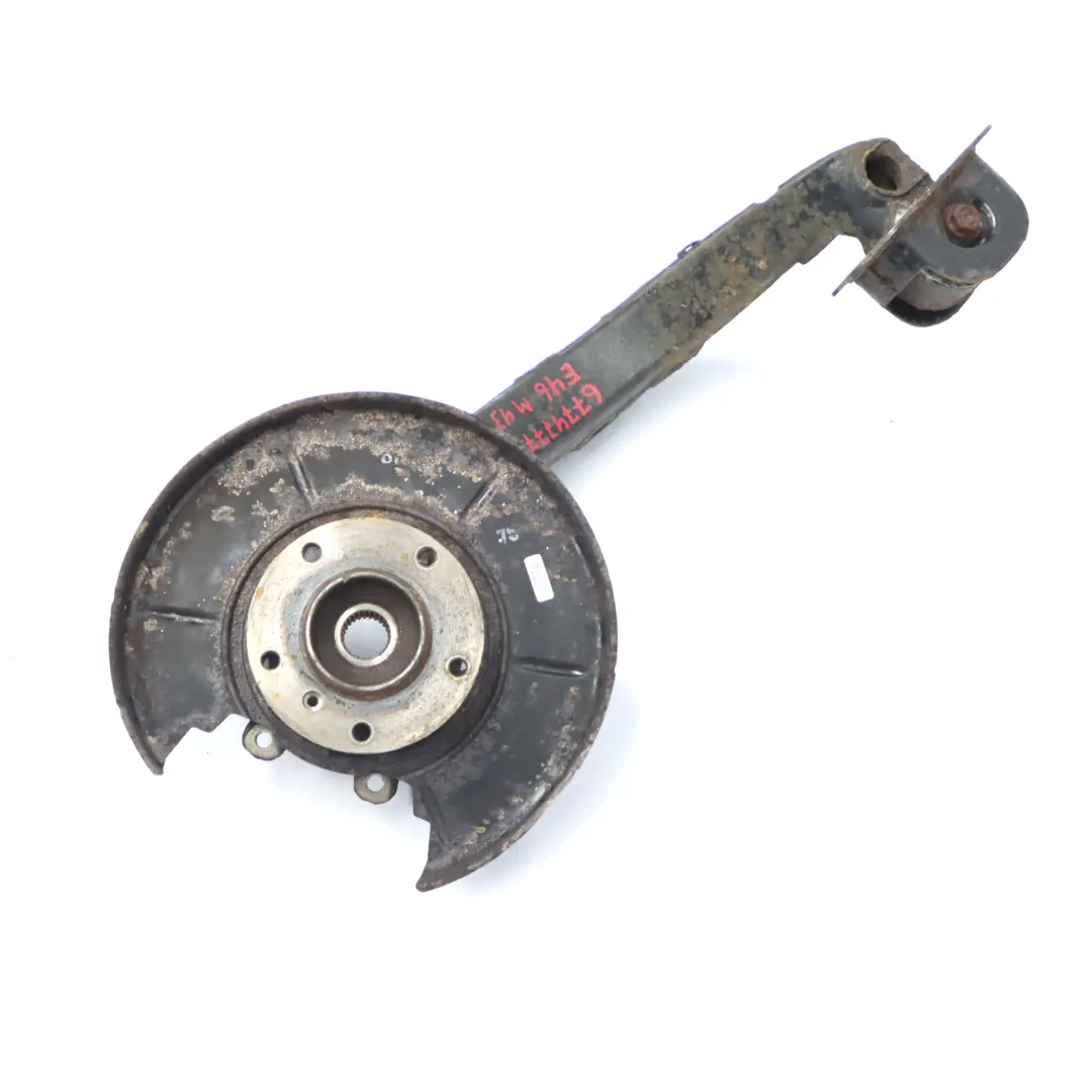 mozzo ruota posteriore sinistra sospensione gamba freno ruota portante per BMW E46 con numero di parte 6774777 BMW E46 mozzo ruota posteriore sinistra sospensione gamba freno ruota portante - SKU 6774777 - Numero di parte 6774777