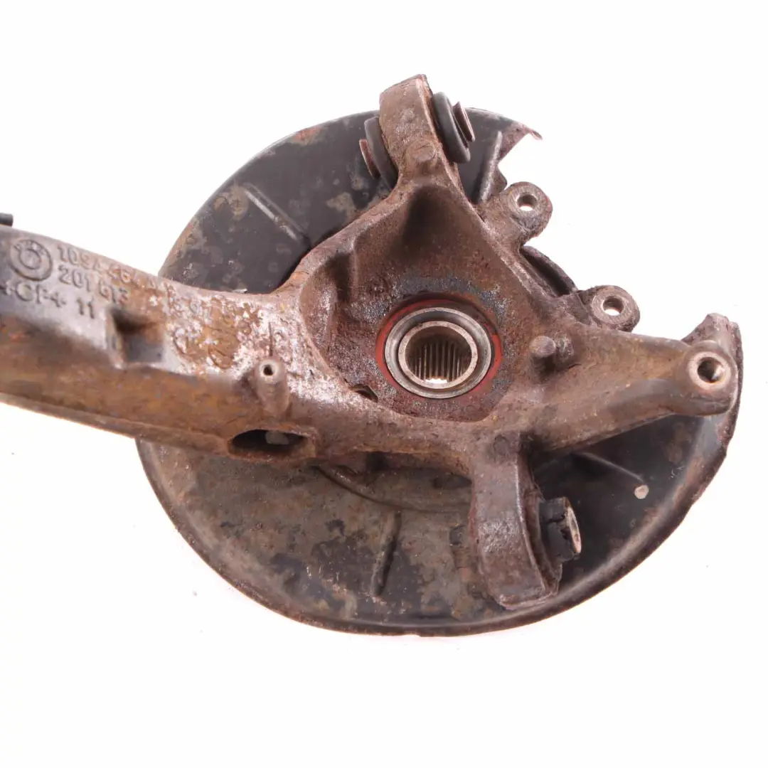 mozzo ruota posteriore destra sospensione gamba freno ruota portante per BMW E46 con numero di parte 6774778 BMW E46 mozzo ruota posteriore destra sospensione gamba freno ruota portante - SKU 6774778-6 - Numero di parte 6774778