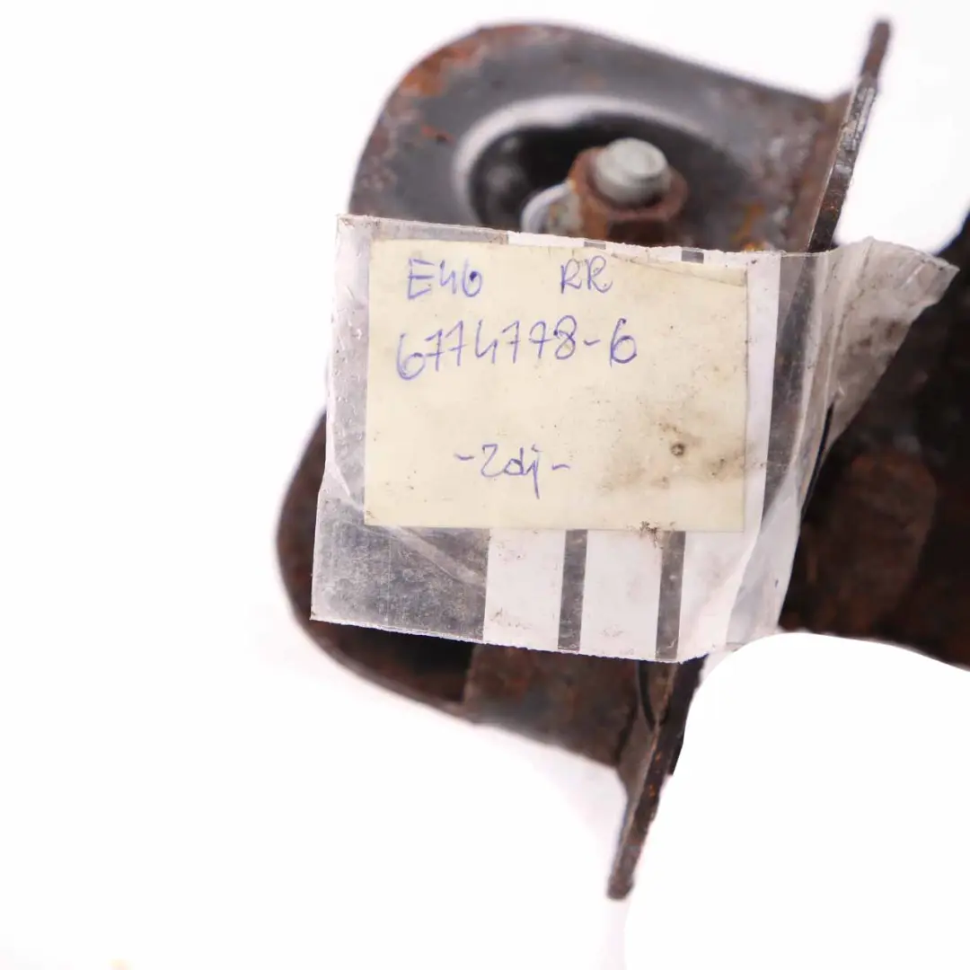 BMW E46 cubo rueda trasera derecha Suspensión Pierna Freno Rueda Portador Eje - SKU 6774778-6 - Número de pieza 6774778