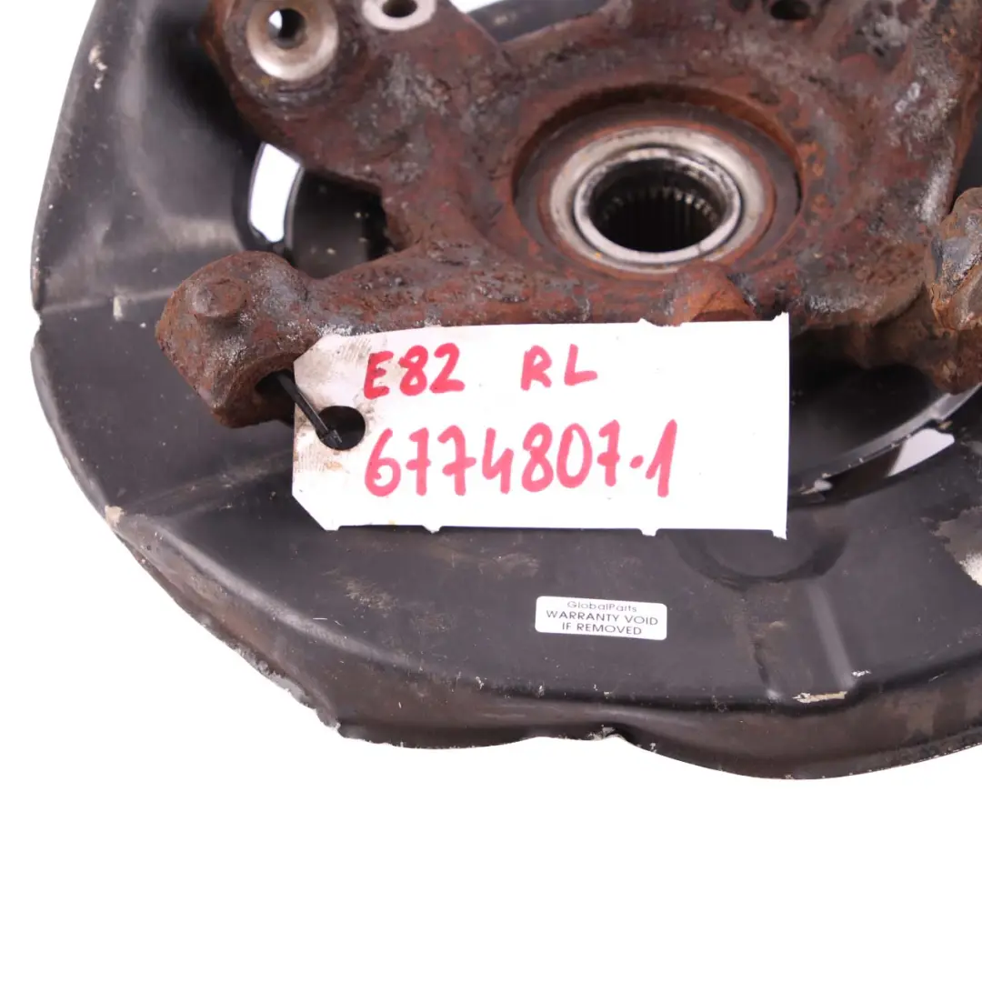 Mozzo Portaruota Sospensione Posteriore Sinistra 123d 135i per BMW E82 E88 con numero di parte 6774807 BMW E82 E88 Mozzo Portaruota Sospensione Posteriore Sinistra 123d 135i - SKU 6774807-1 - Numero di parte 6774807