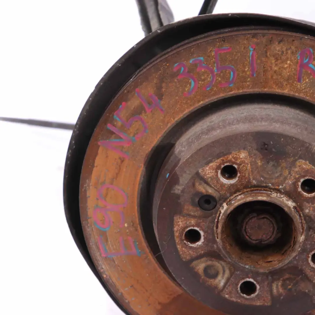 BMW E90 335i N54 Rear Left N/S Wheel Hub Suspension Leg Axle Brake Disc Caliper - SKU 6774807-26 - Part number 6774807