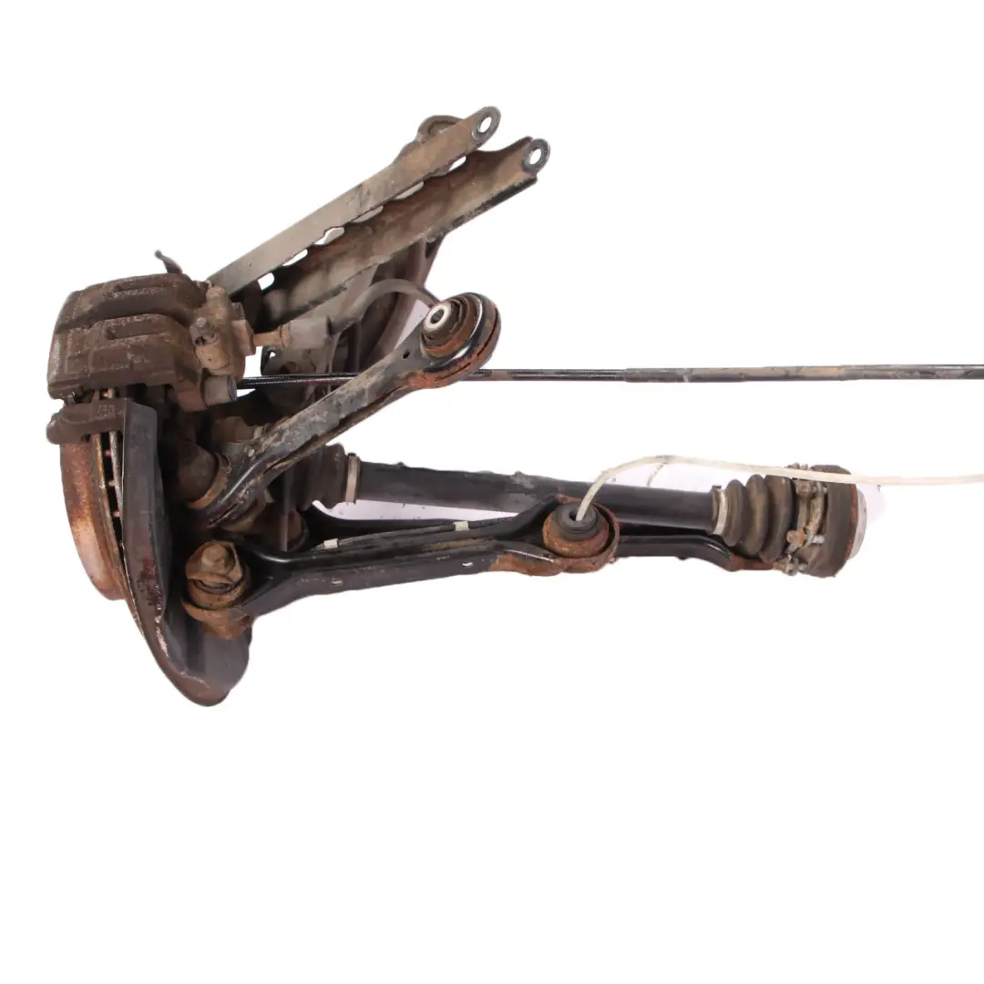 Zwrotnica Wahacz Półoś Lewa Tylna Lewy Tył do BMW E91 o numerze 6774807 BMW E91 Zwrotnica Wahacz Półoś Lewa Tylna Lewy Tył - SKU 6774807-27 - Numer Części 6774807