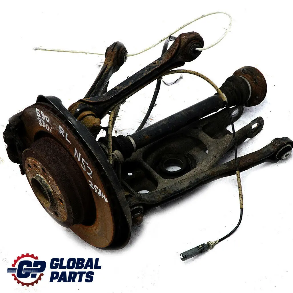 BMW 3 Series E90 330i N52 Rear Left N/S Axle Leg Suspension Brake Disc Hub - SKU 6774807-2 - Part number 6774807