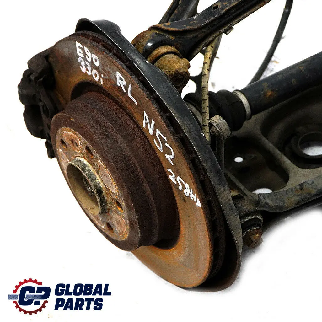 BMW 3 Series E90 330i N52 Rear Left N/S Axle Leg Suspension Brake Disc Hub - SKU 6774807-2 - Part number 6774807
