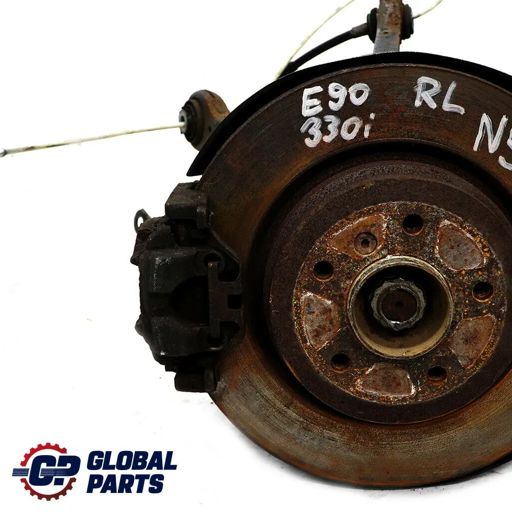 BMW E90 330i N52 Rear Axle Leg Suspension Brake Disc Hub Left N/S - SKU 6774807-2 - Part number 6774807