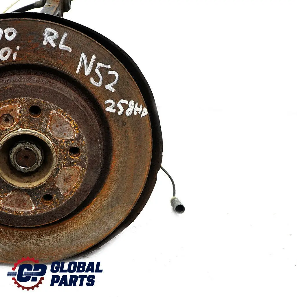 BMW E90 330i N52 Rear Axle Leg Suspension Brake Disc Hub Left N/S - SKU 6774807-2 - Part number 6774807