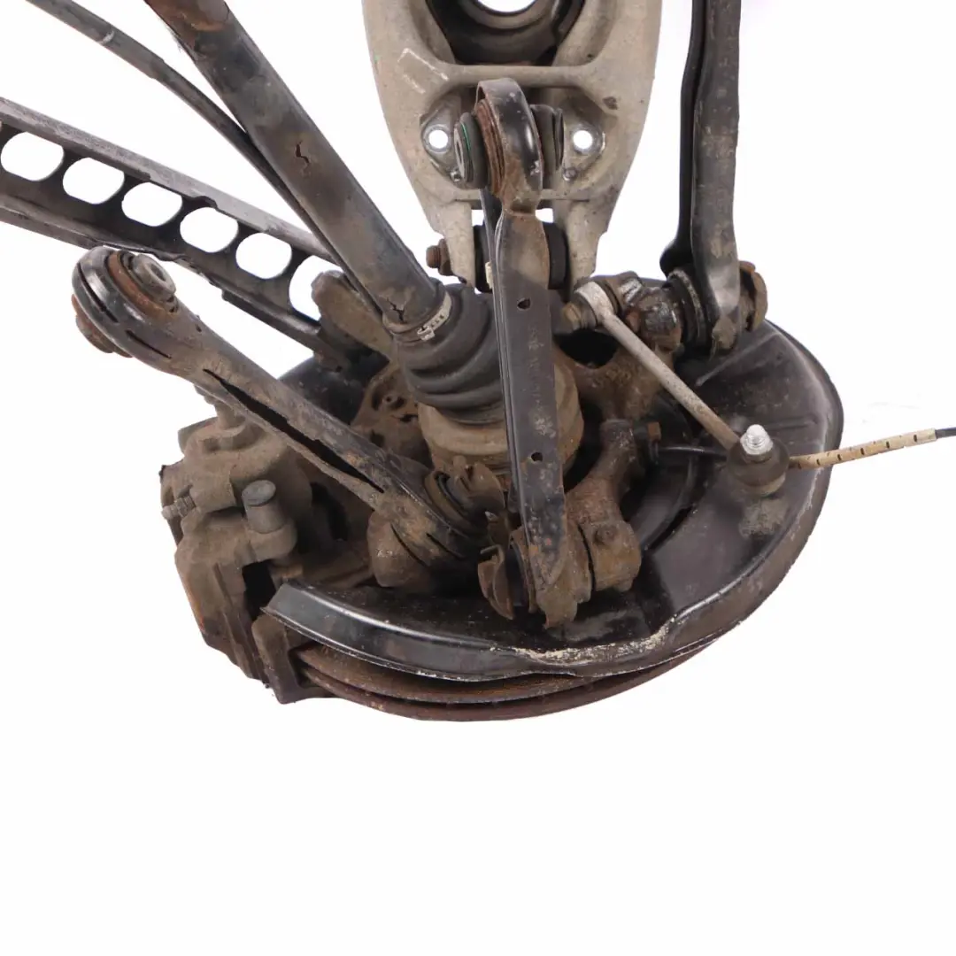 BMW E90 330i N52 Rear Left N/S Suspension Leg Axle Brake Caliper Disc Wheel Hub - SKU 6774807-31 - Part number 6774807