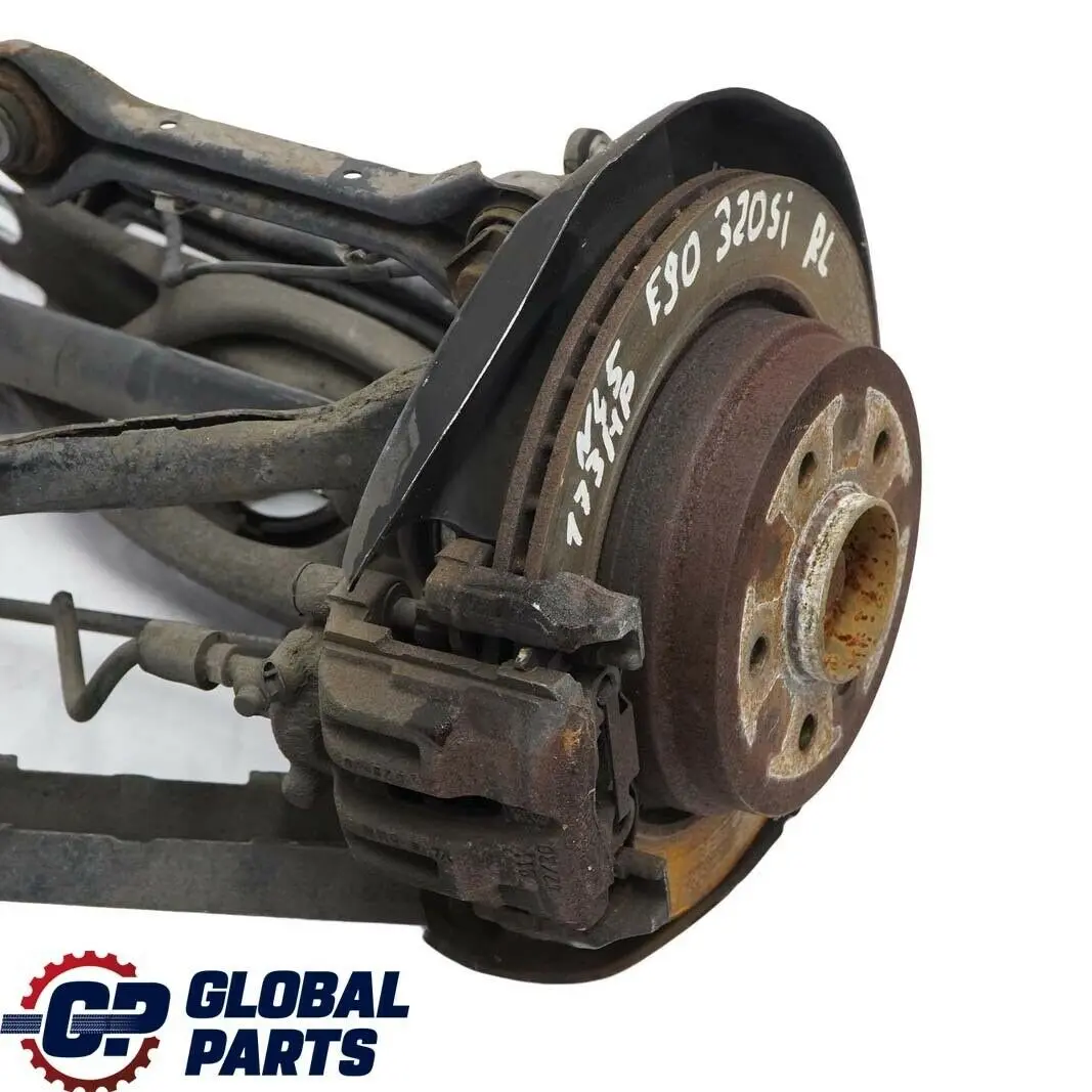 320si N45 trasera izquierda Suspension Pierna Eje Freno Hub para BMW E90 con número de pieza 6774807 BMW E90 320si N45 trasera izquierda Suspension Pierna Eje Freno Hub - SKU 6774807-7 - Número de pieza 6774807