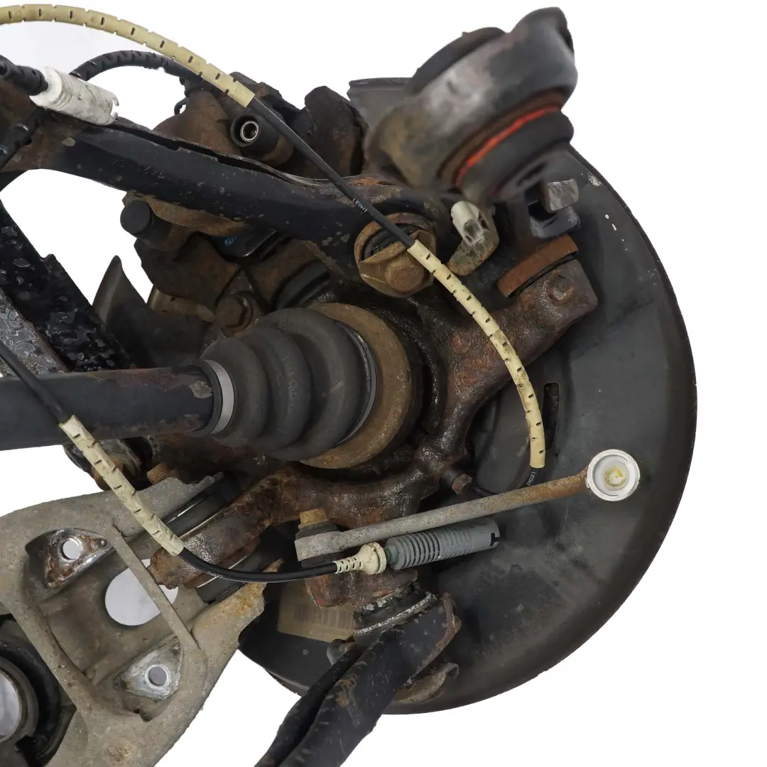 N52 Trasero Derecho Eje Suspension Pierna Rueda Cubo Disco De Freno para BMW E90 330i con número de pieza 6774808 BMW E90 330i N52 Trasero Derecho Eje Suspension Pierna Rueda Cubo Disco De Freno - SKU 6774808-25 - Número de pieza 6774808