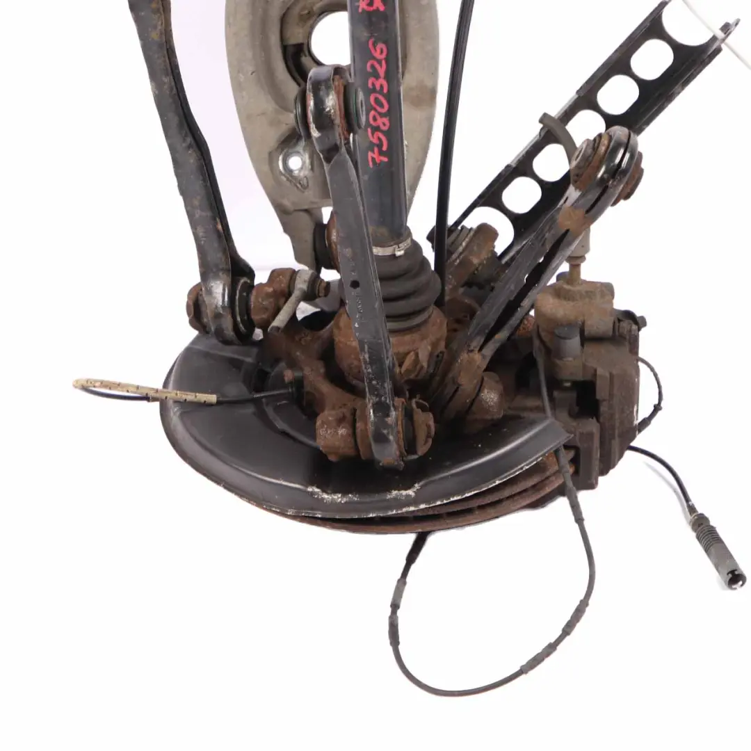 N54 Rear Right O/S Wheel Hub Suspension Leg Axle Brake Disc Caliper to BMW E90 335i with Part number 6774808 BMW E90 335i N54 Rear Right O/S Wheel Hub Suspension Leg Axle Brake Disc Caliper - SKU 6774808-26 - Part number 6774808