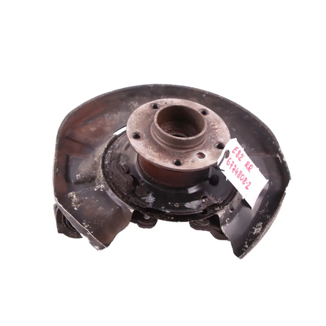 Soporte de rueda trasera derecha brida suspensión para BMW E82 E88 123d 135i con número de pieza 6774808 BMW E82 E88 123d 135i Soporte de rueda trasera derecha brida suspensión - SKU 6774808-2 - Número de pieza 6774808