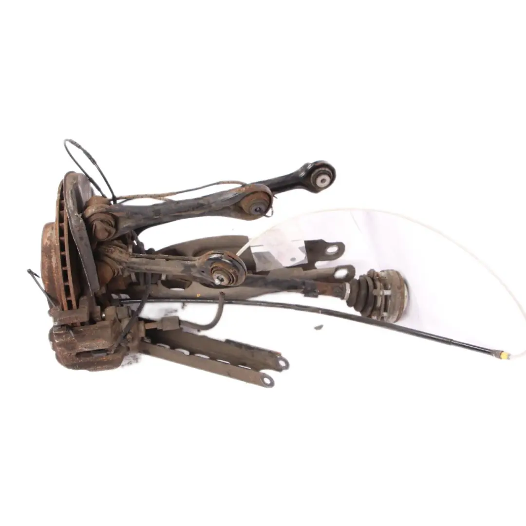 M57N2 Essieu arrière droit jambe suspension disque de frein moyeu pour BMW E90 325d à propos du numéro de pièce 6774808 BMW E90 325d M57N2 Essieu arrière droit jambe suspension disque de frein moyeu - SKU 6774808-4 - Numéro de pièce 6774808