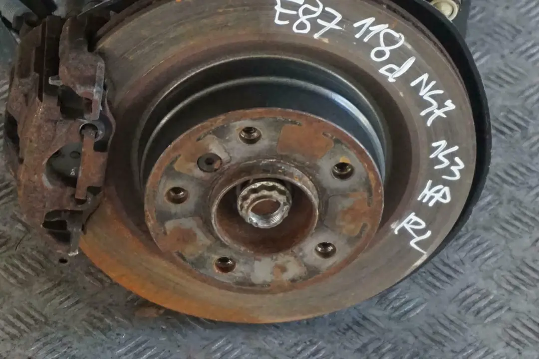 BMW 1 Series E87 LCI 118d N47 Rear Left N/S Suspension Leg Axle Brake Disc - SKU 6774809-19 - Part number 6774809
