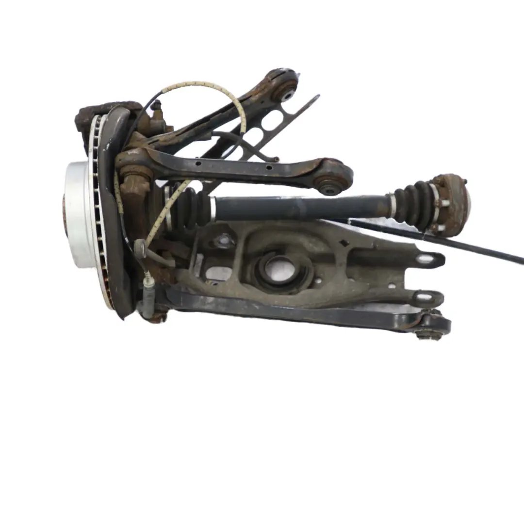 N52 N52N Trasera Izquierda Spring Strut Pierna Freno Suspension Hub para BMW E90 325i con número de pieza 6774809 BMW E90 325i N52 N52N Trasera Izquierda Spring Strut Pierna Freno Suspension Hub - SKU 6774809-1 - Número de pieza 6774809