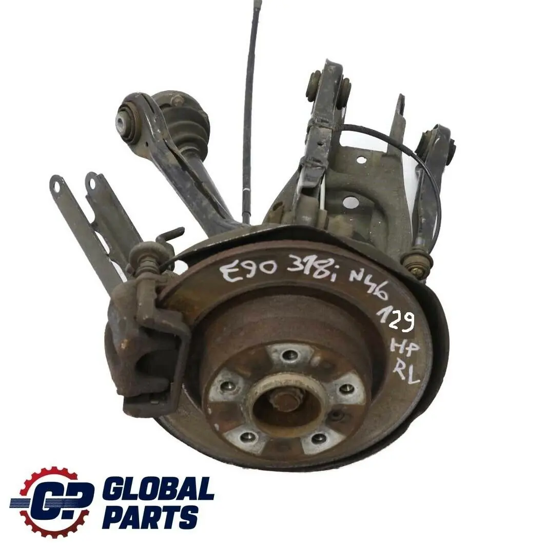 BMW E90 318i N46 Trasera Izquierda Pierna Suspension Carrier Hub Disco De Freno - SKU 6774809-21 - Número de pieza 6774809