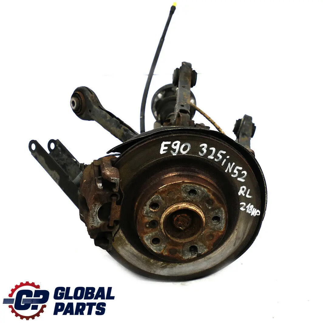 BMW E90 325i N52 Rear Suspension Leg Axle Brake Hub Left N/S 6774809