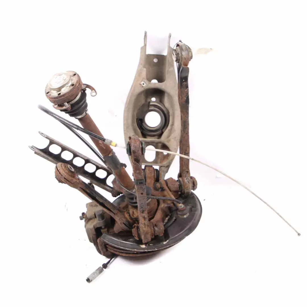BMW E90 320i N43 Rear Left N/S Axle Suspension Leg Brake Disc Caliper Wheel Hub - SKU 6774809-38 - Part number 6774809