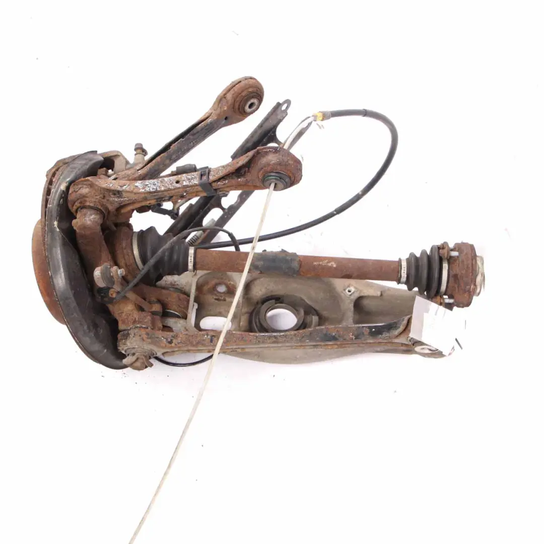 N43 Essieu arrière gauche suspension disque frein étrier moyeu pour BMW E90 320i à propos du numéro de pièce 6774809 BMW E90 320i N43 Essieu arrière gauche suspension disque frein étrier moyeu - SKU 6774809-38 - Numéro de pièce 6774809